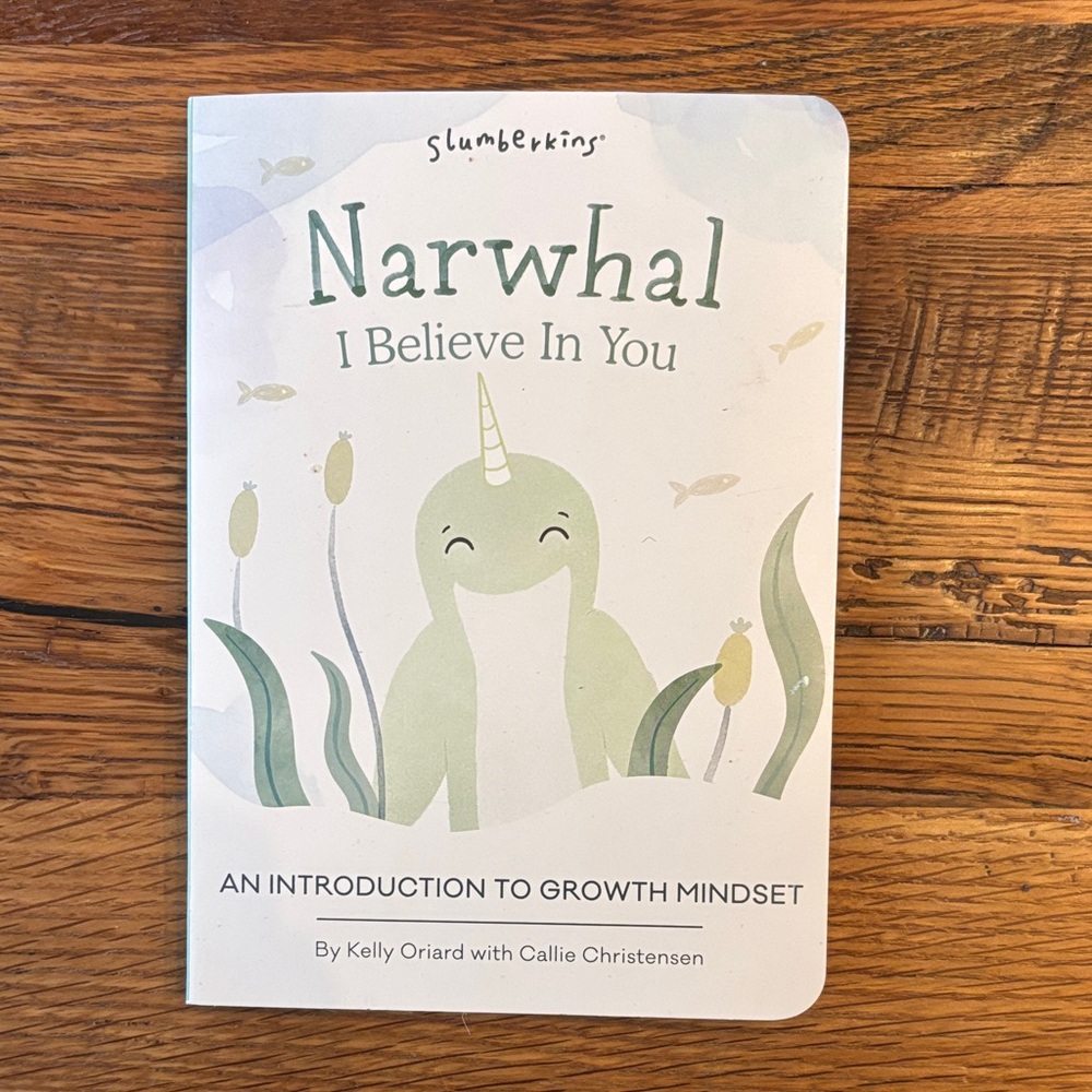 Slumberkins Narwhal I Believe In You Book